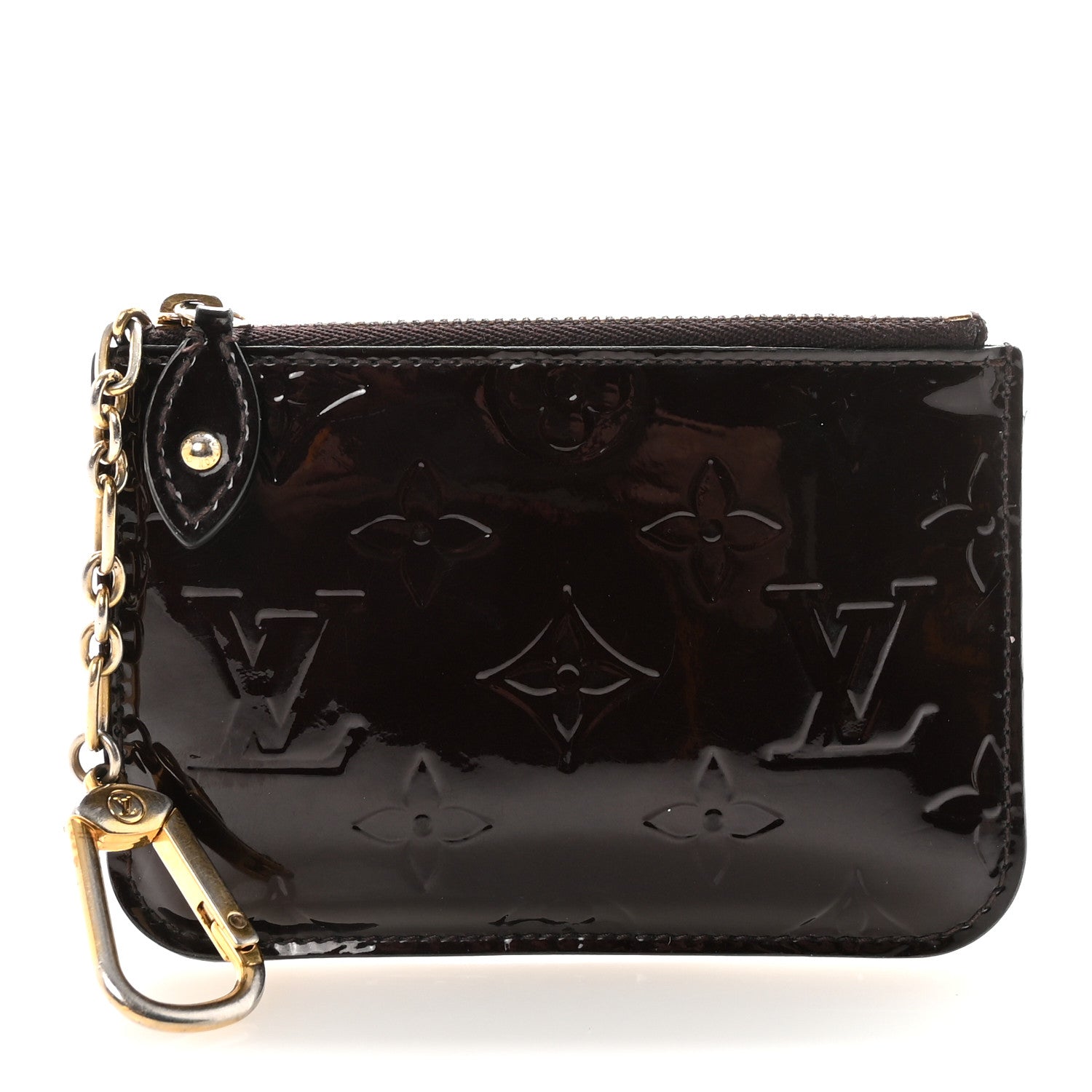 Louis Vuitton Vernis Key Pouch NM Amarante 1 of 6