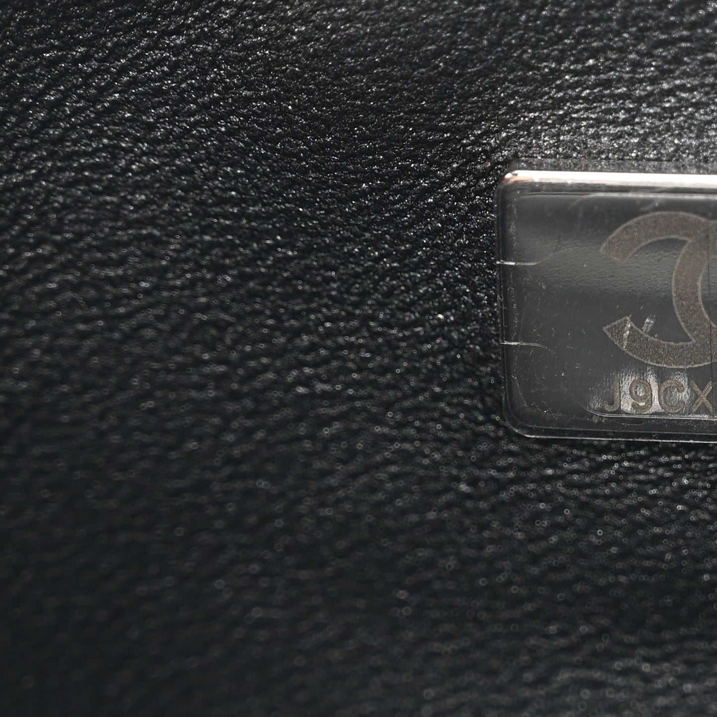 Pearly Lambskin Quilted Mini Rectangular Flap So Black