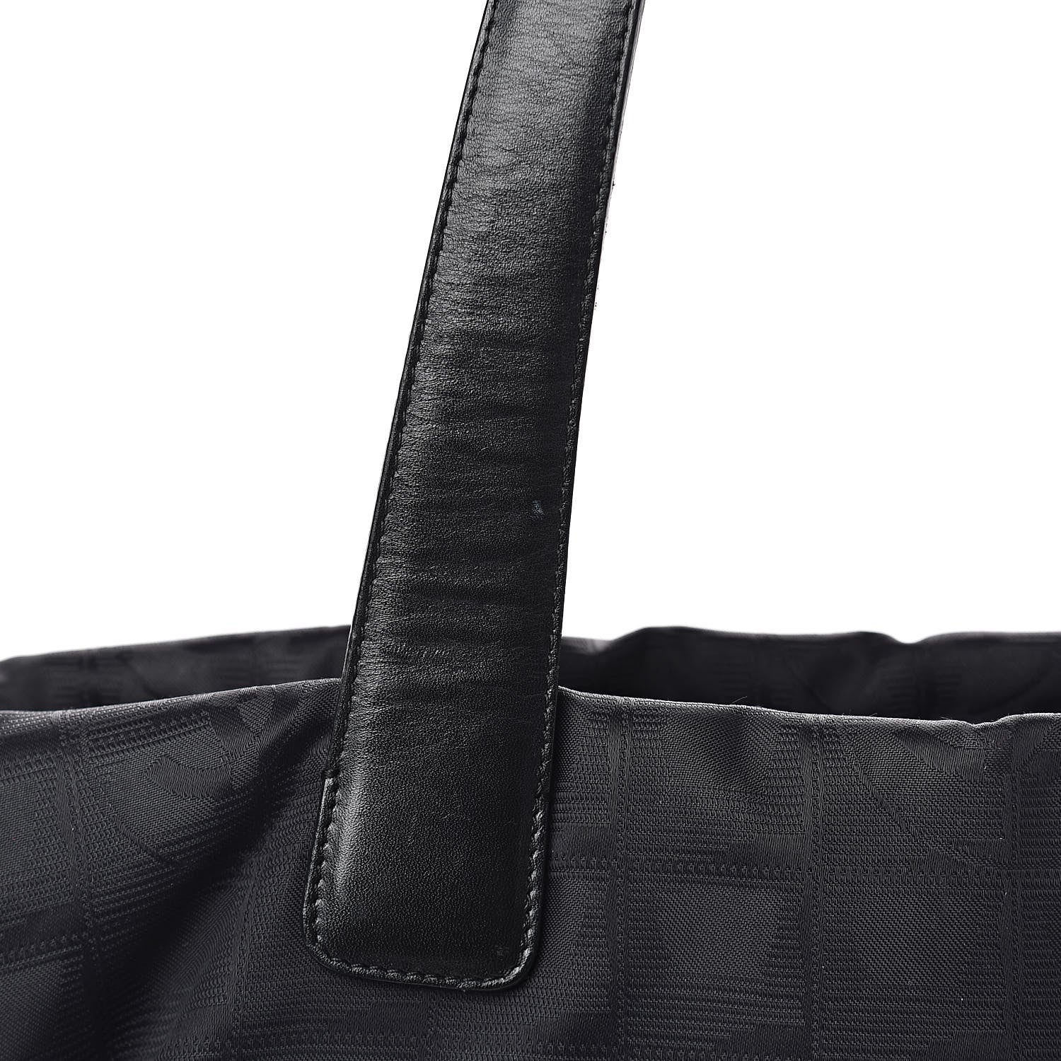 Chanel Nylon Large Travel Tote Black 12 of 13