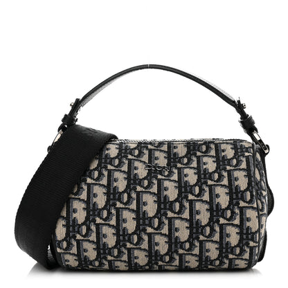 Christian Dior Oblique Mini Roller Messenger Bag Blue 1 of 11