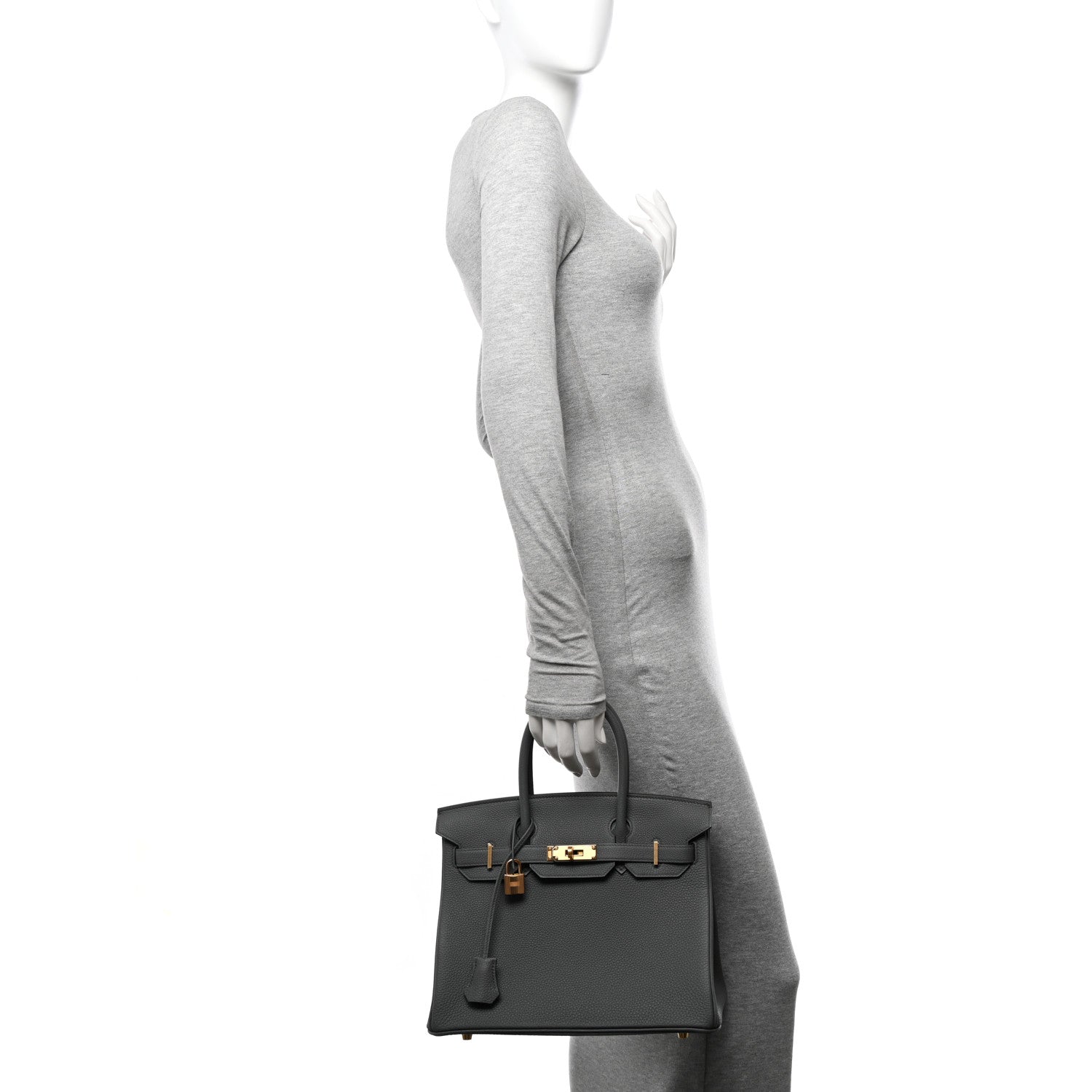 Hermes Togo Birkin 30 Vert Amande 2 of 11