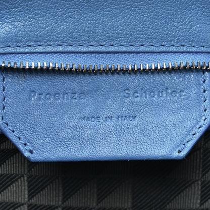 Proenza Schouler Lambskin Fringe PS1 Crossbody Pouch Cobalt Blue 6 of 13