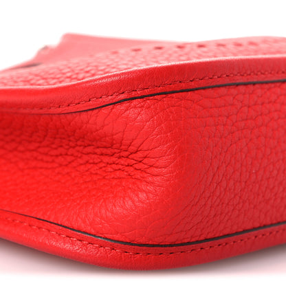 Hermes Taurillon Clemence Evelyne TPM Rouge De Coeur 9 of 10