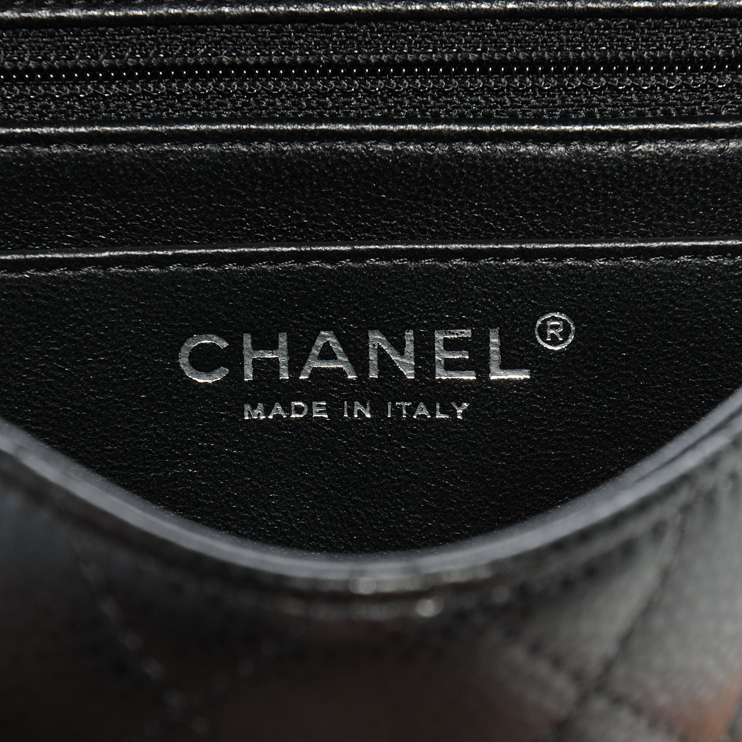 Caviar Quilted Mini Square Flap Black