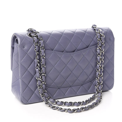 Chanel Lambskin Quilted Medium Double Flap Light Purple 3 of 11