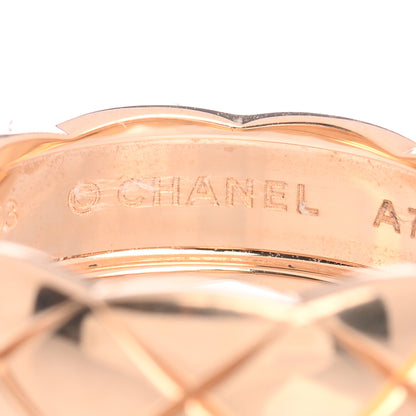 Chanel 18K Yellow Gold Small Coco Crush Ring 53 6.5 5 of 6