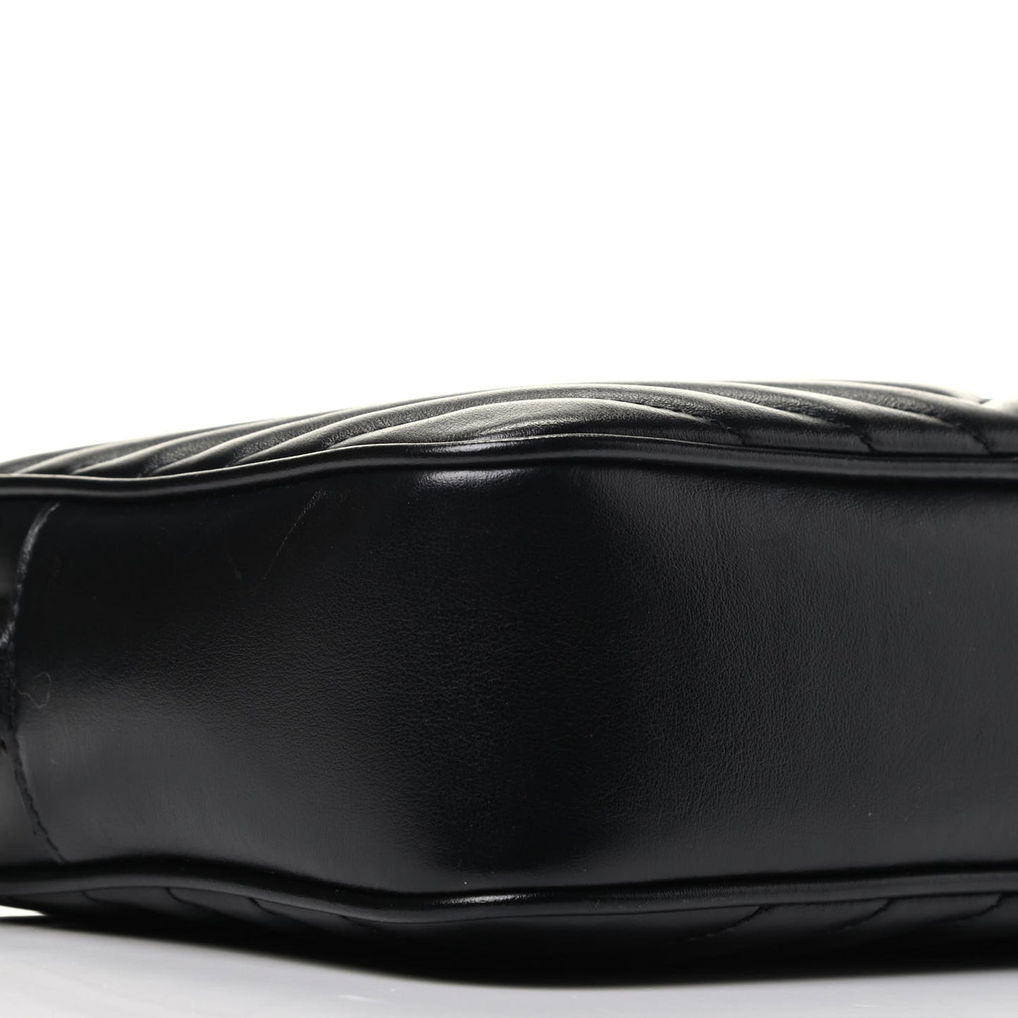 Calfskin Matelasse Monogram Lou Camera Bag Black