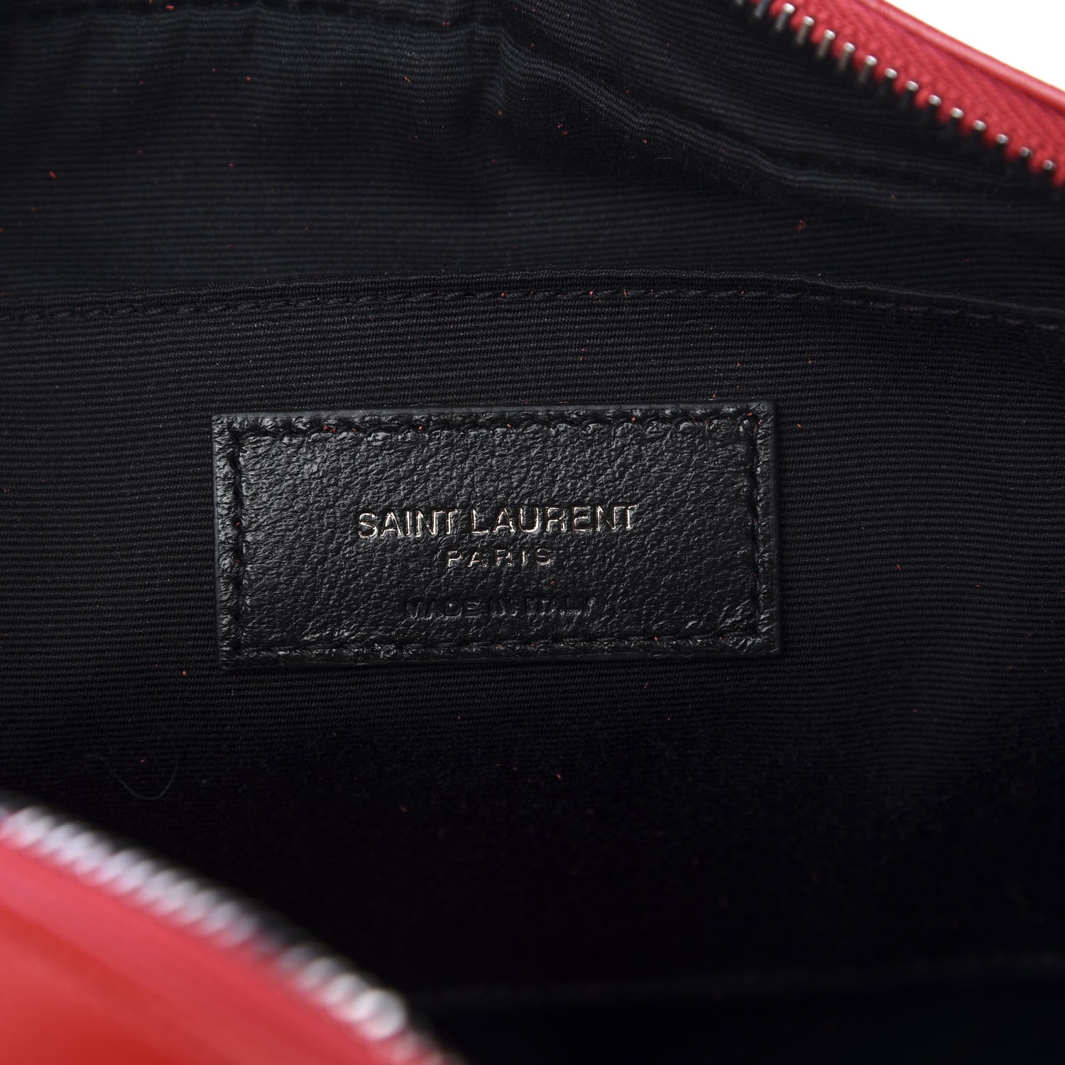 Saint Laurent Calfskin Matelasse Monogram Lou Camera Bag Rouge Eros 7 of 8