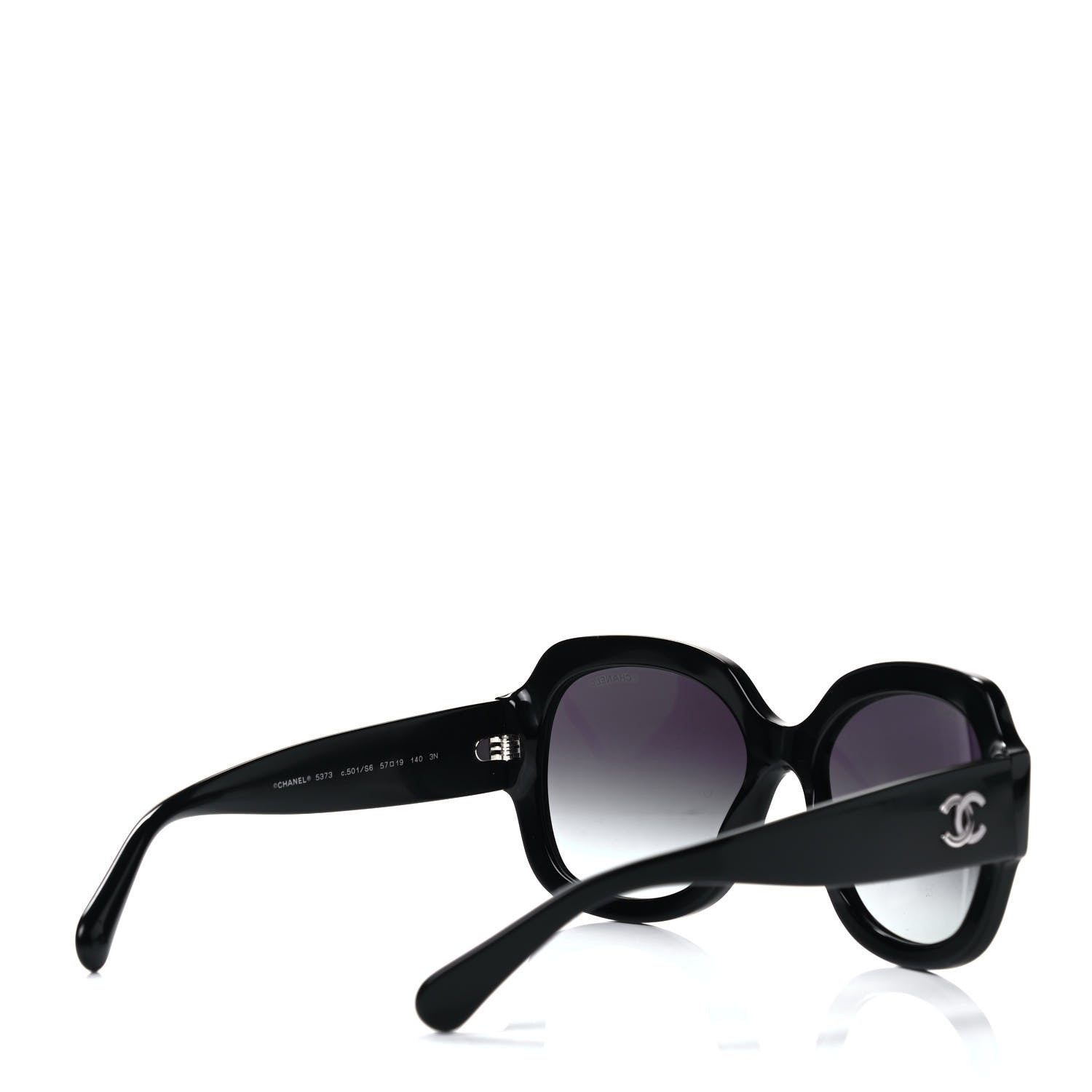 Chanel Acetate CC Sunglasses 5373 Black 3 of 6