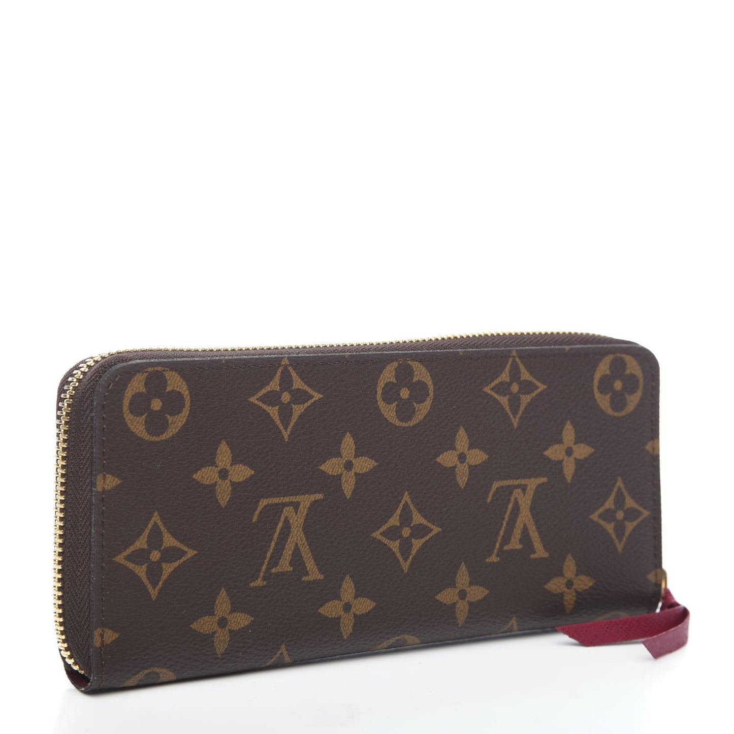 Monogram Clemence Wallet Fuchsia