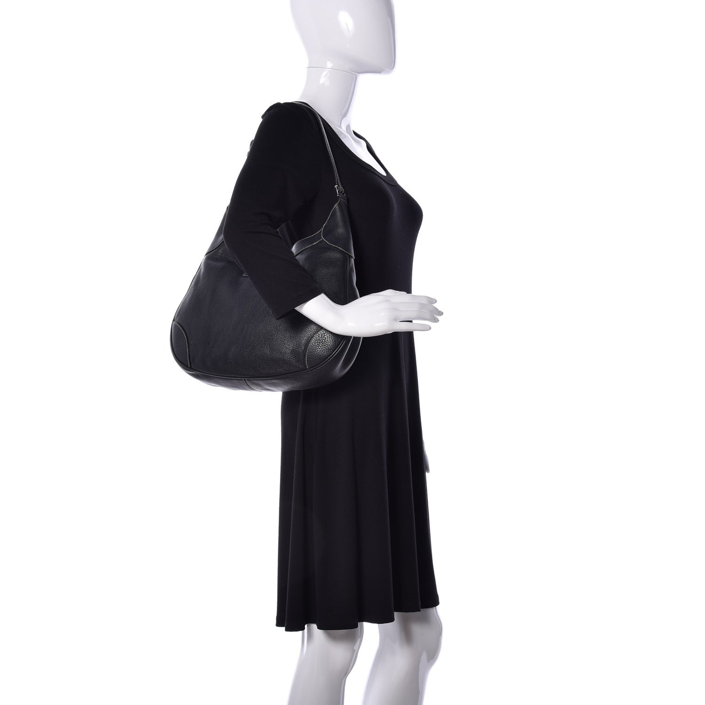 Calfskin Diorissimo Hobo Navy