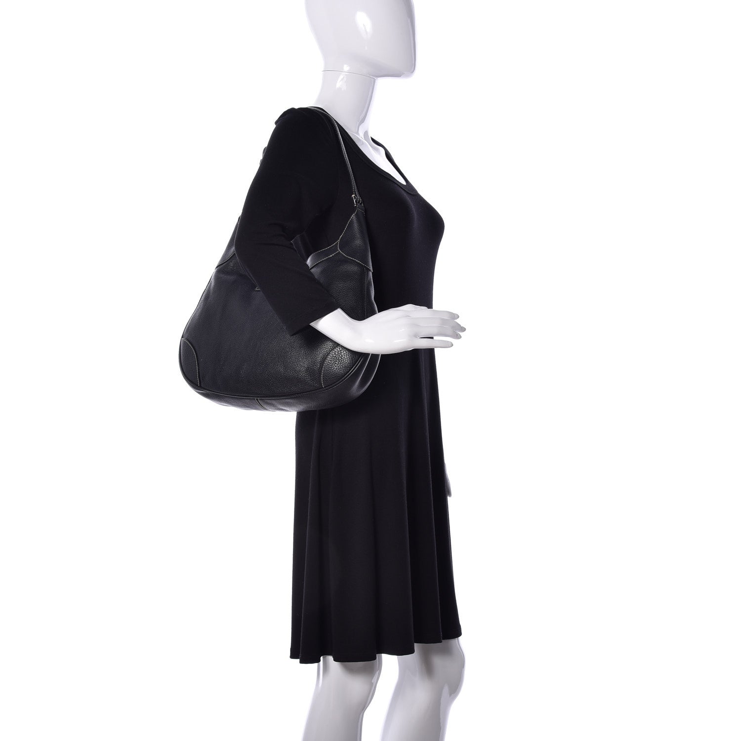 Christian Dior Calfskin Diorissimo Hobo Navy 2 of 10