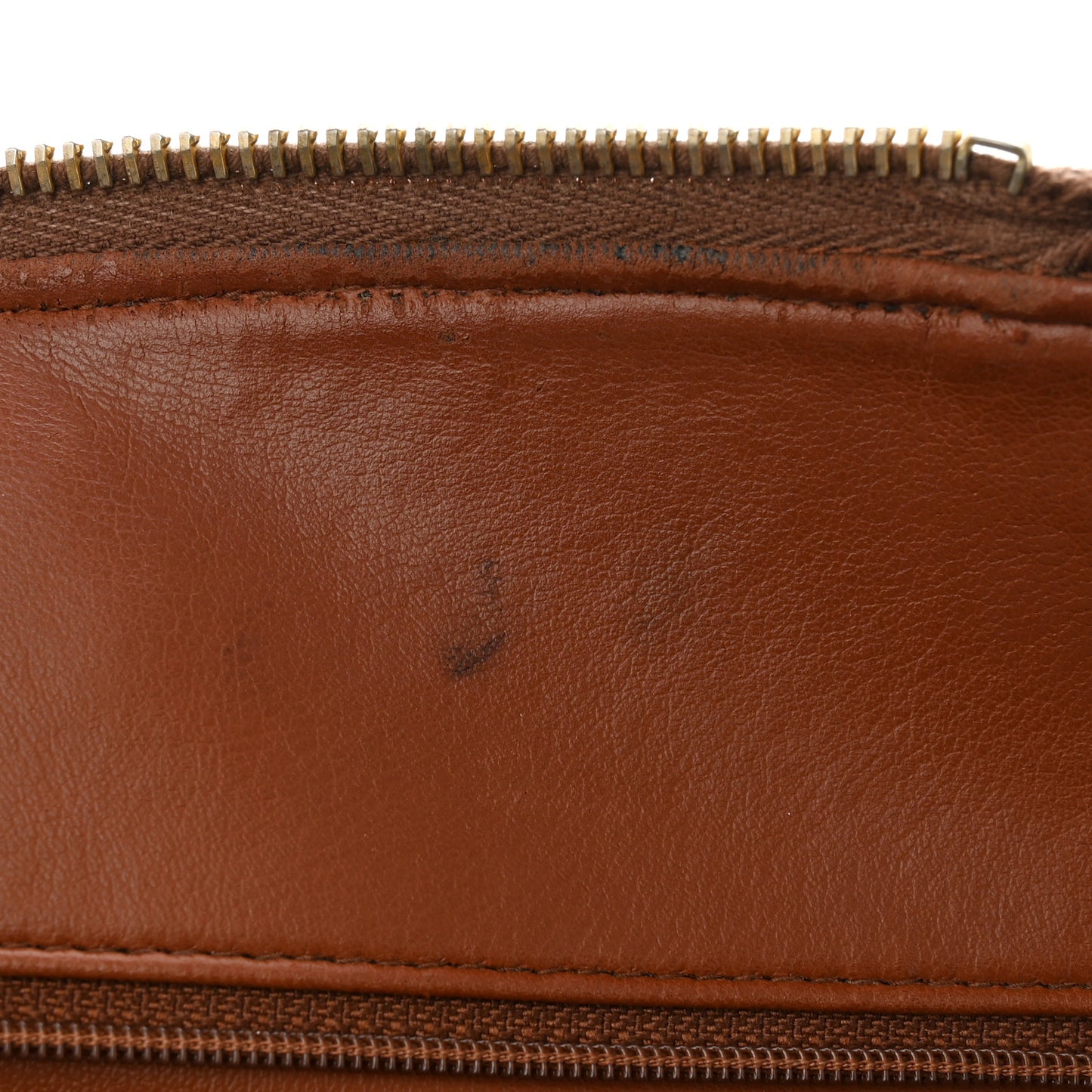 Caviar Large CC Shoulder Bag Brown