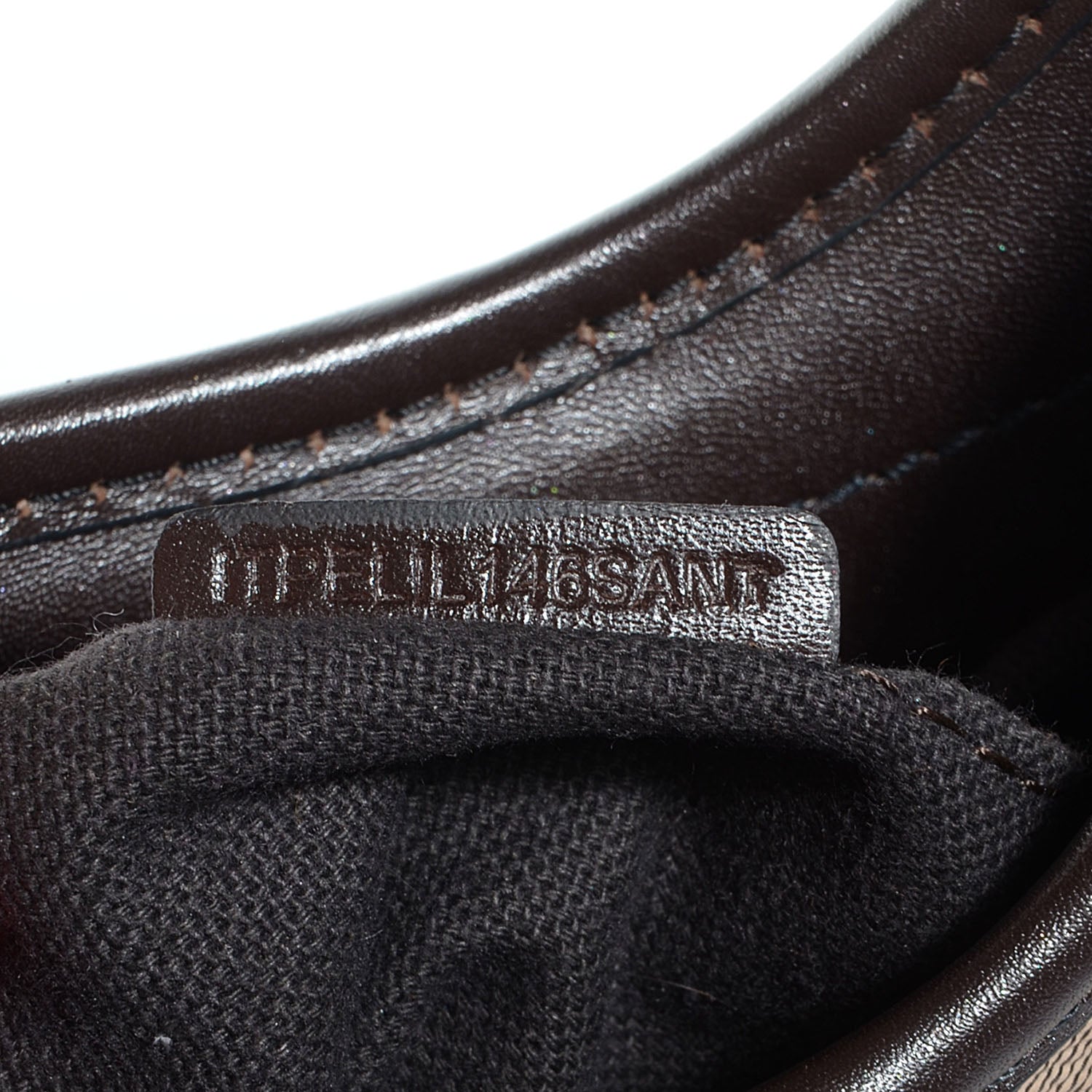 Burberry Haymarket Check Small Brooklyn Hobo Brown 8 of 11