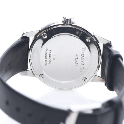 Tiffany Stainless Steel Calfskin 29mm Atlas 2-Hand Quartz Watch Black 4 of 9