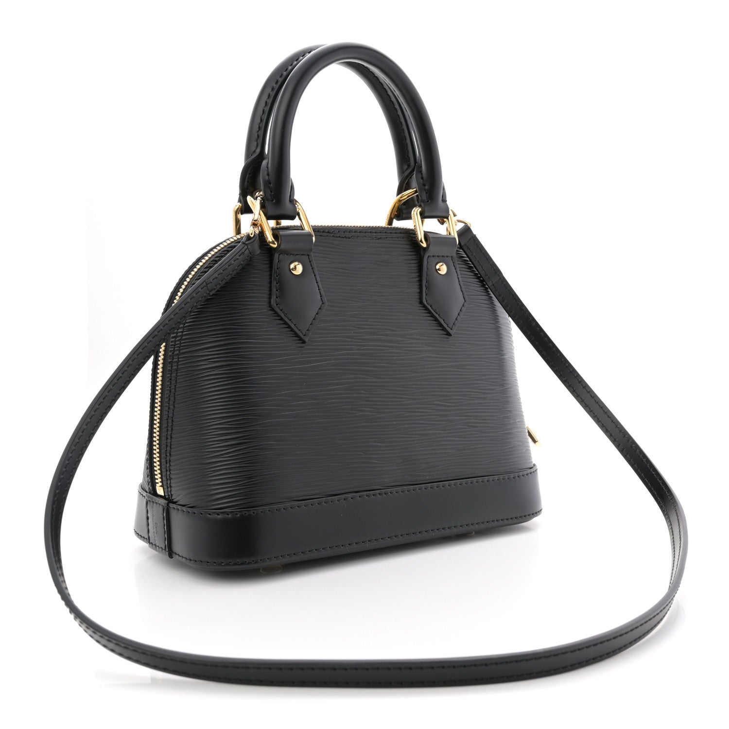Louis Vuitton LV X TM Epi Alma BB Black 3 of 9