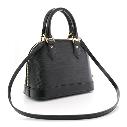 Louis Vuitton LV X TM Epi Alma BB Black 3 of 9