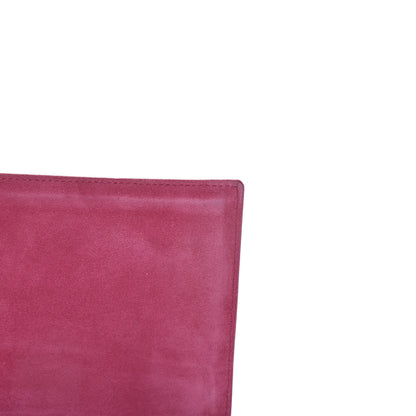 Saint Laurent Calfskin Classic Y Ligne Clutch Fuchsia 11 of 12
