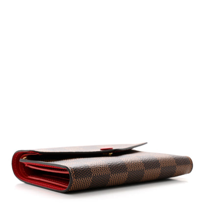 Louis Vuitton Damier Ebene Victorine Wallet Cherry 4 of 6