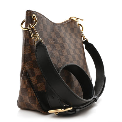 Louis Vuitton Damier Ebene Odeon PM Black 3 of 9