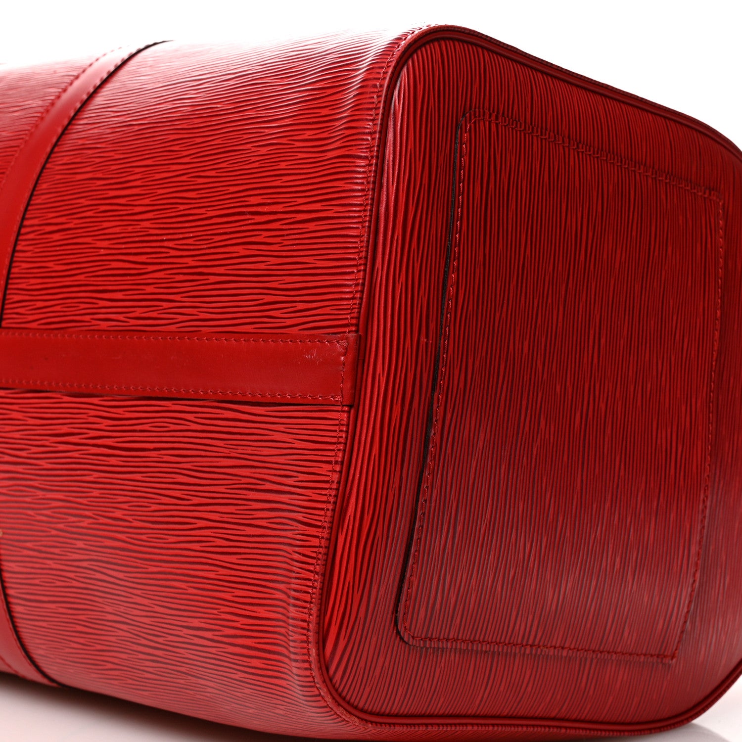 Louis Vuitton Epi Keepall 50 Castillan Red 9 of 9
