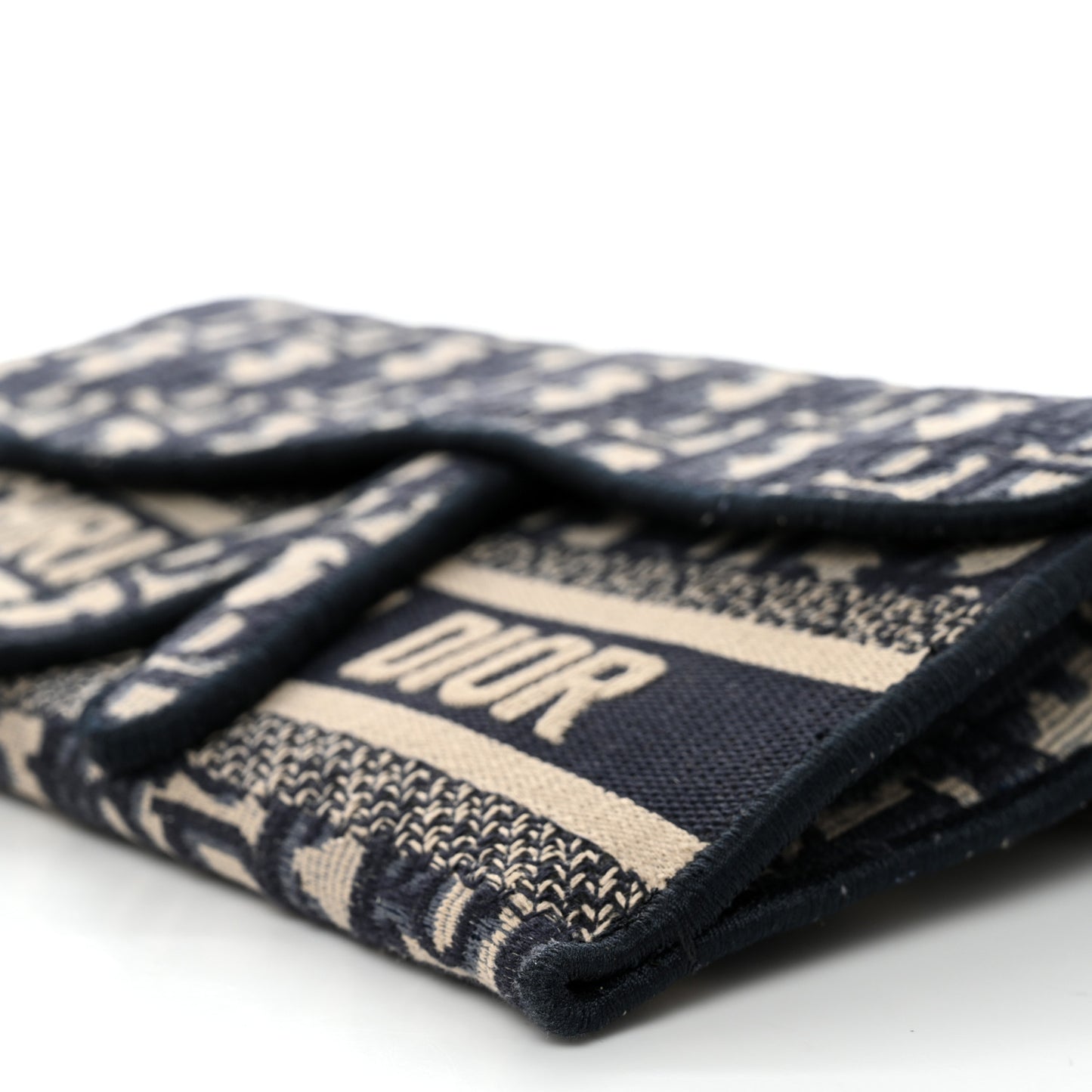 Oblique Slim Saddle Pouch Blue