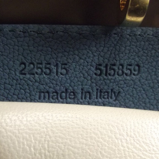 Balenciaga Chevre Lune Tote Bleu 8 of 12