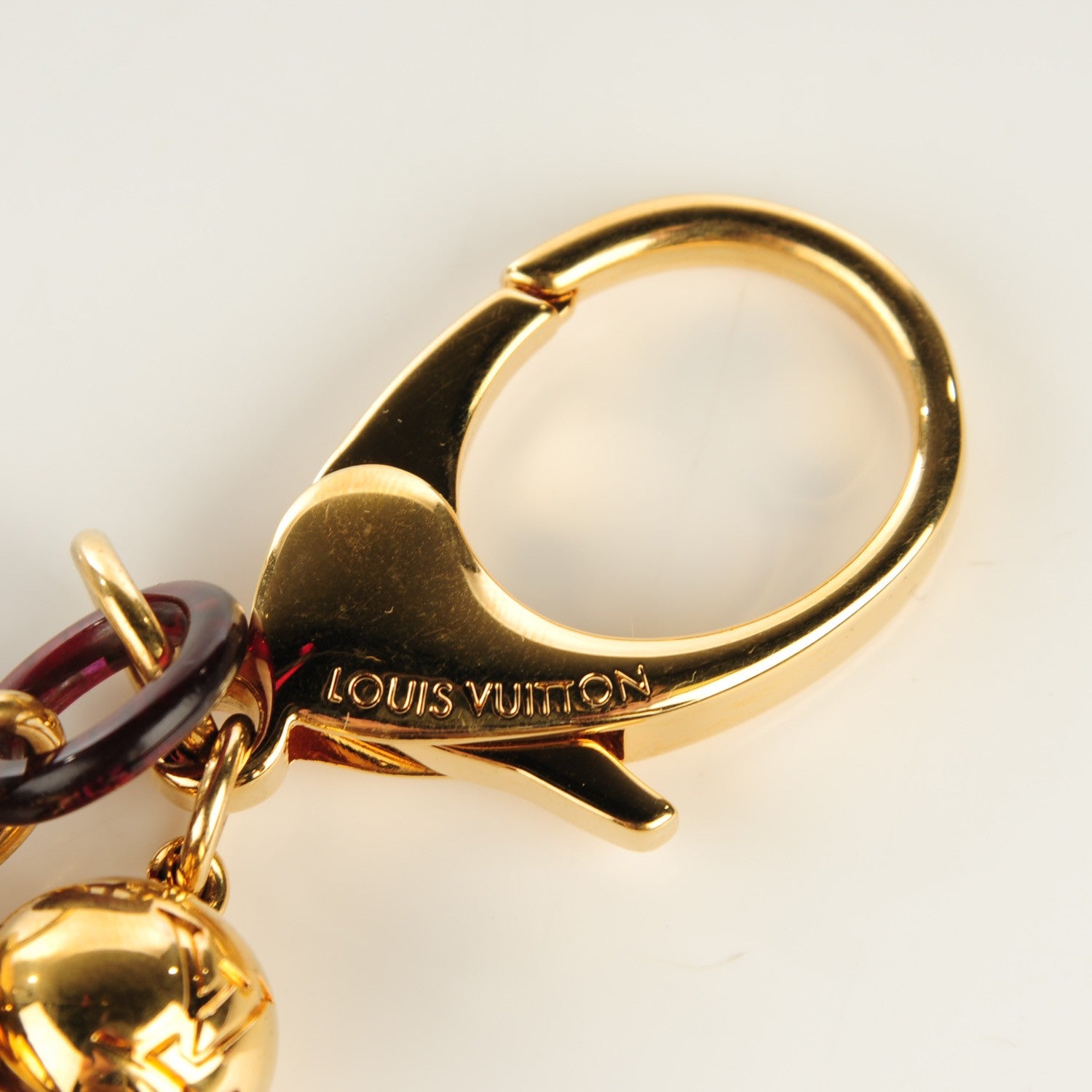 Louis Vuitton Rayures Bag Charm Purple 3 of 5