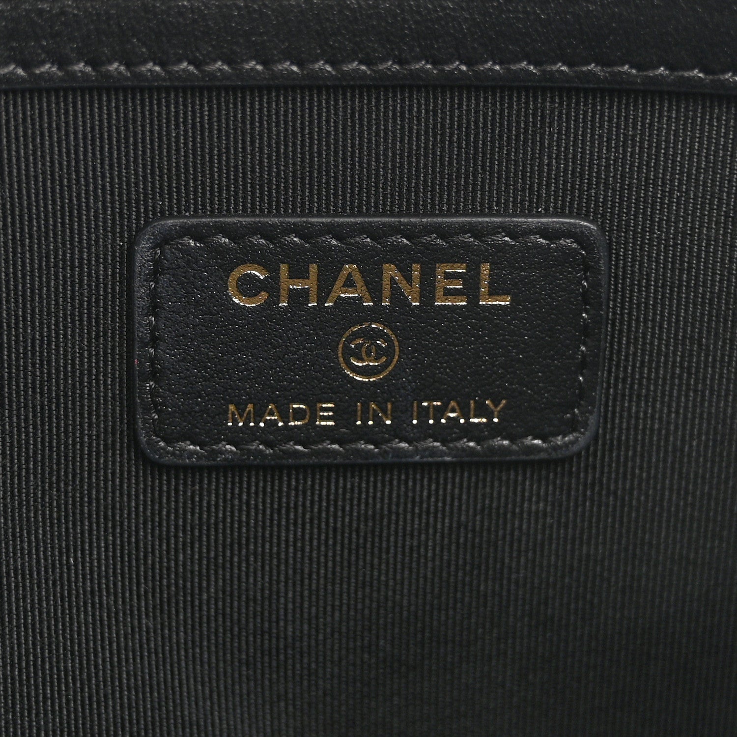 Chanel Tweed Quilted Medium Cosmetic Pouch Black Ecru White 6 of 7