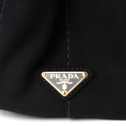 Prada Canapa Small Logo Tote Black 7 of 11