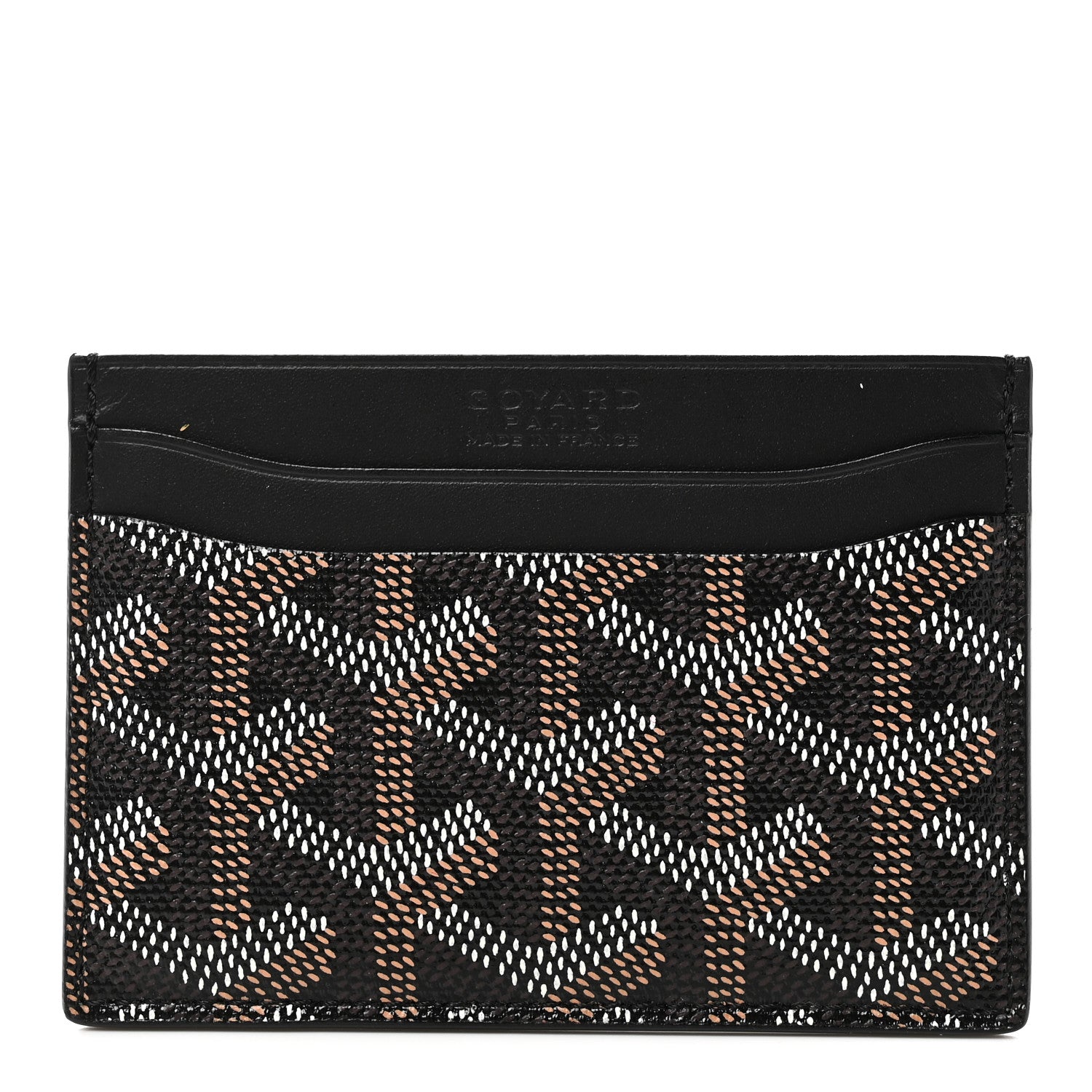 Goyard Goyardine Saint Sulpice Card Holder Black 1 of 7