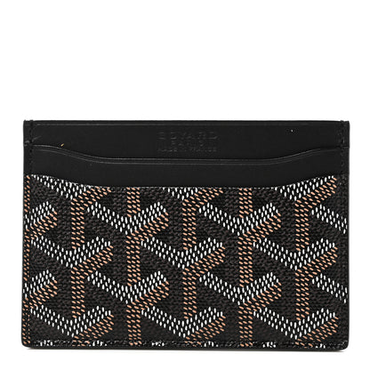 Goyard Goyardine Saint Sulpice Card Holder Black 1 of 7
