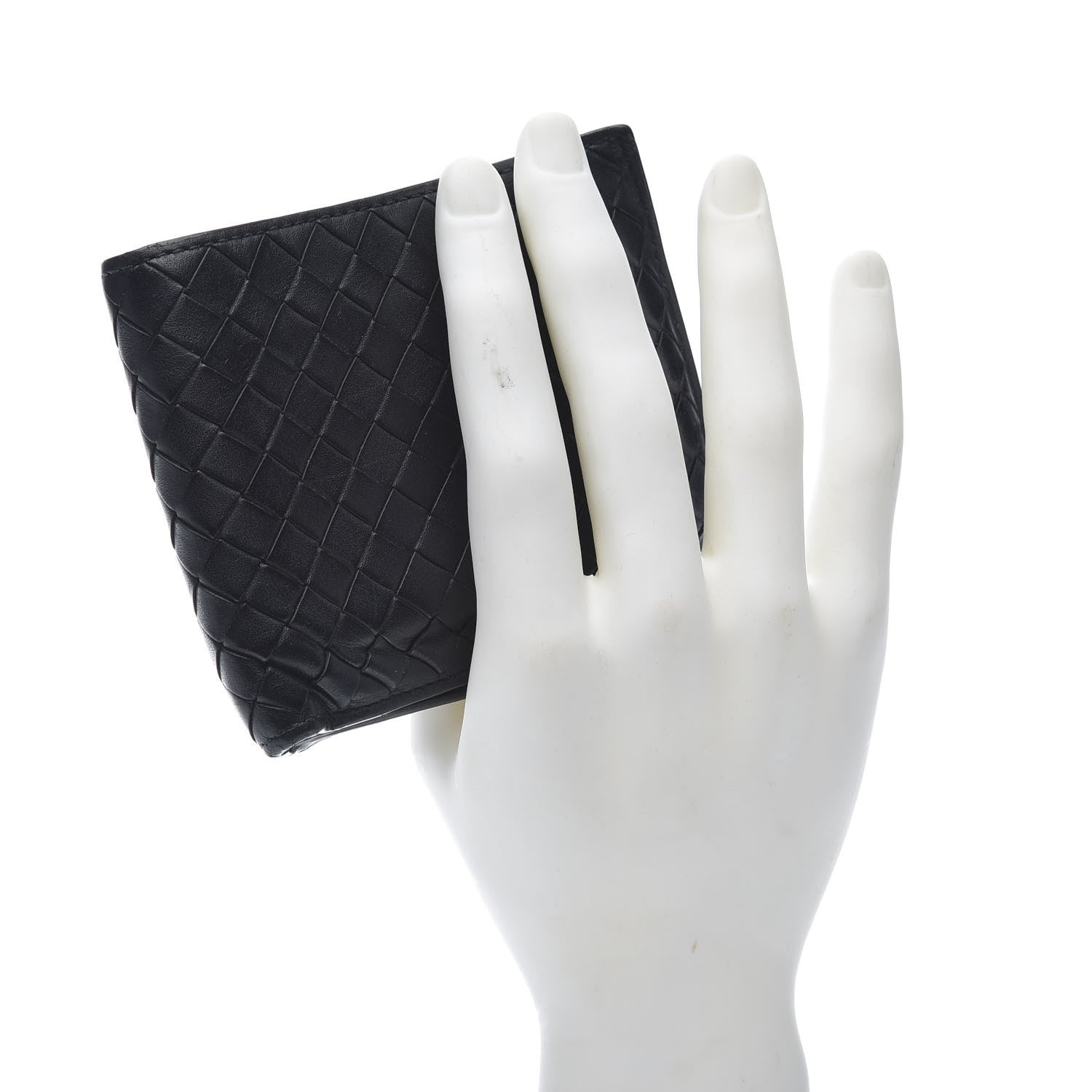 Bottega Veneta Nappa Intrecciato Bi-Fold Wallet Black 2 of 9