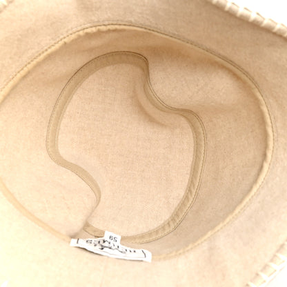 Hermes Wool Cashmere Harper H Point Avalon Bucket Hat 59 Corde Ecru 2 of 10