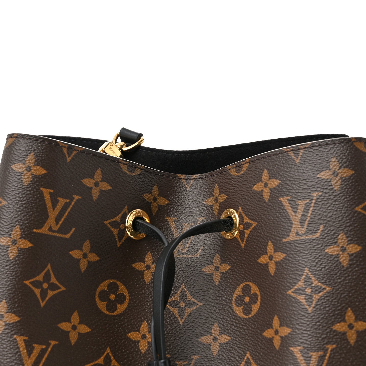 Louis Vuitton Monogram Neonoe MM Black 9 of 11