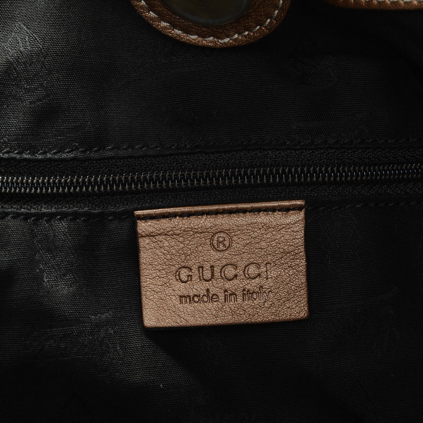 Guccissima Large Sukey Tote Bronze
