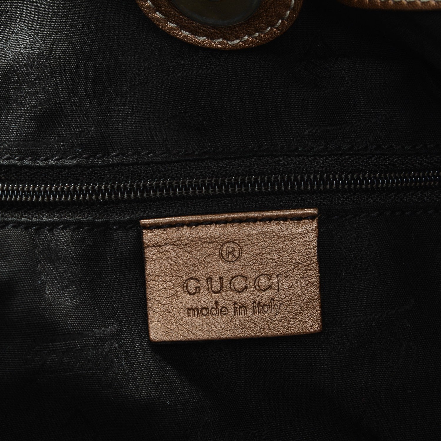 Gucci Guccissima Large Sukey Tote Bronze 6 of 7