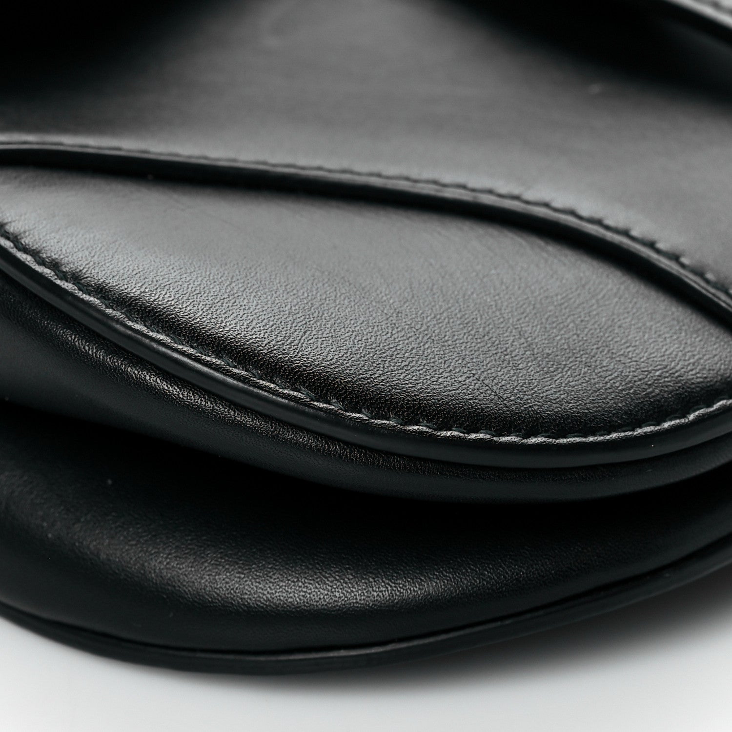 Christian Dior Calfskin Mini Saddle Bag Black 9 of 10