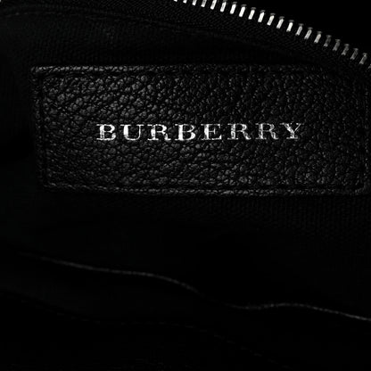 Burberry Goatskin Vintage Check Small Banner Tote Black 6 of 10