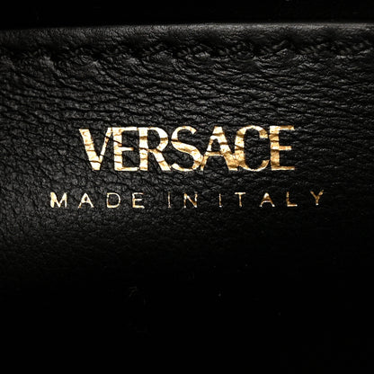 Versace Grained Calfskin Small La Medusa Top Handle Bag Optical White 6 of 12