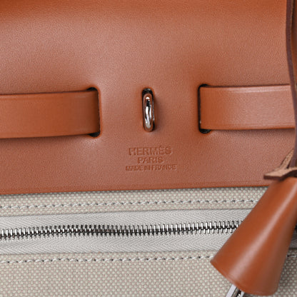 Hermes Vache Hunter Criss Viking Herbag Zip Retourne 31 PM Beton Fauve 6 of 8