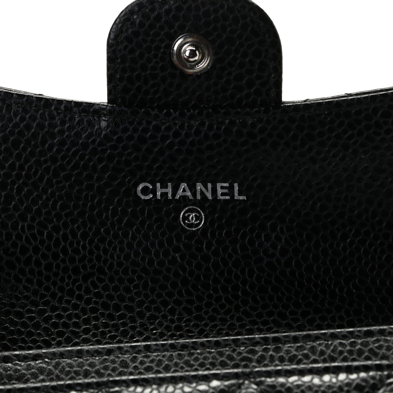 Chanel Caviar Quilted Flap Card Holder Black 4 of 8