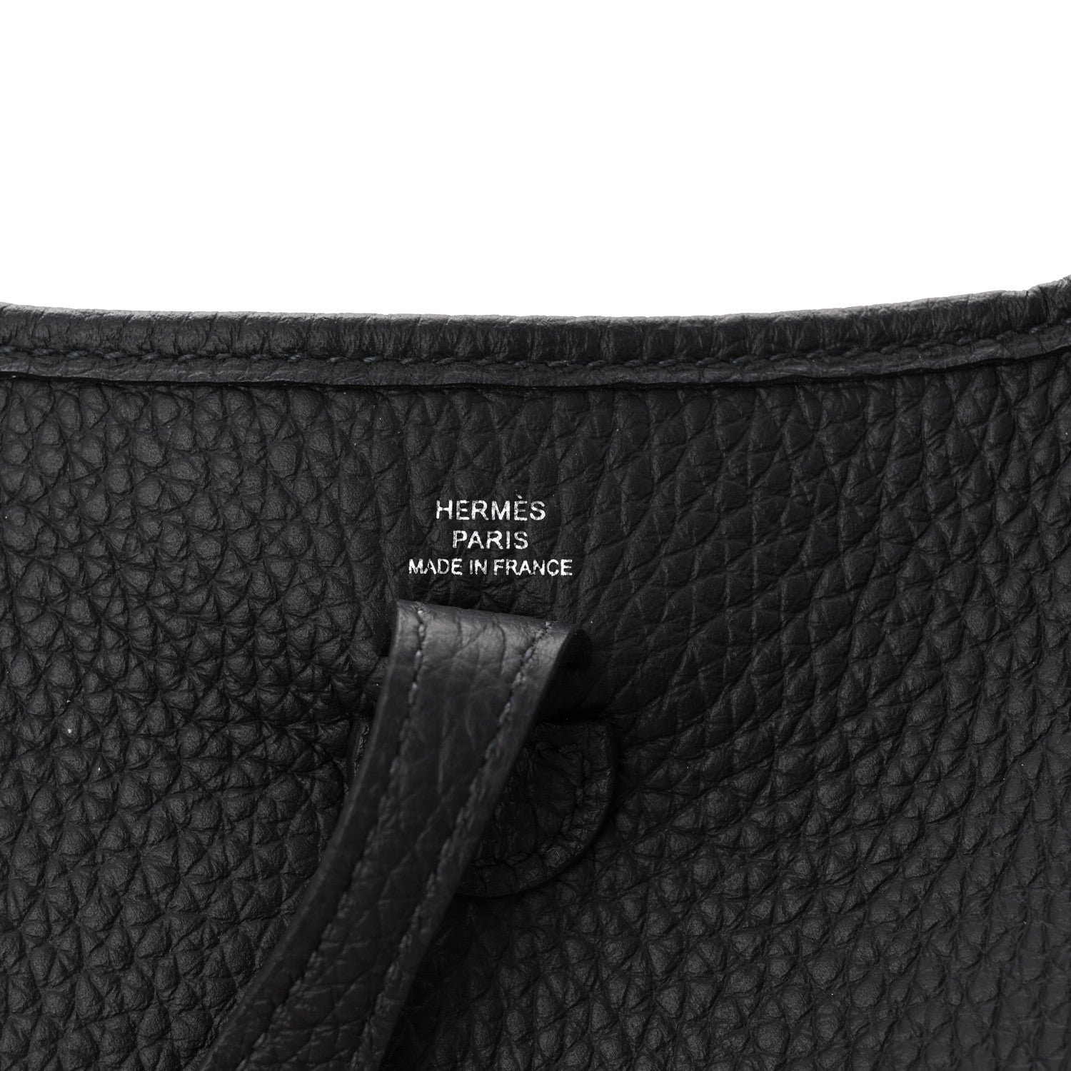 Hermes Taurillon Clemence Zigzag Evelyne TPM Caban Black Bleu Zellige Indigo 6 of 11