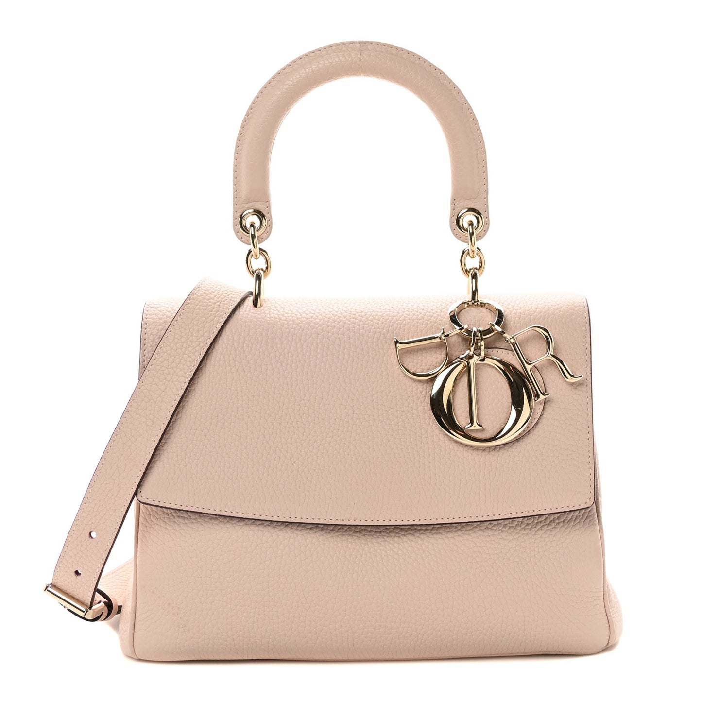 Bullcalf Small Be Dior Flap Rose Poudre