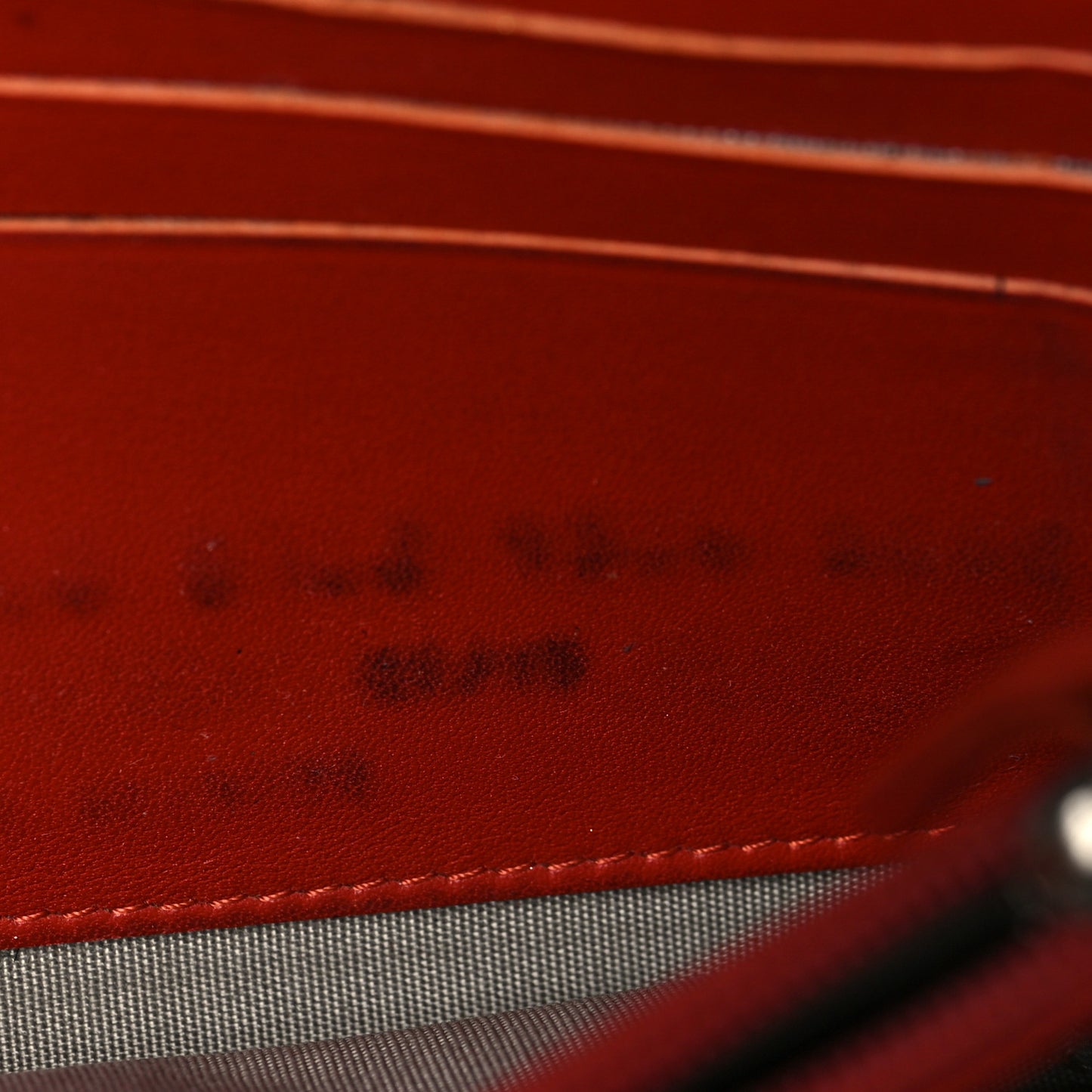 Caviar Timeless CC Large Flap Wallet Red