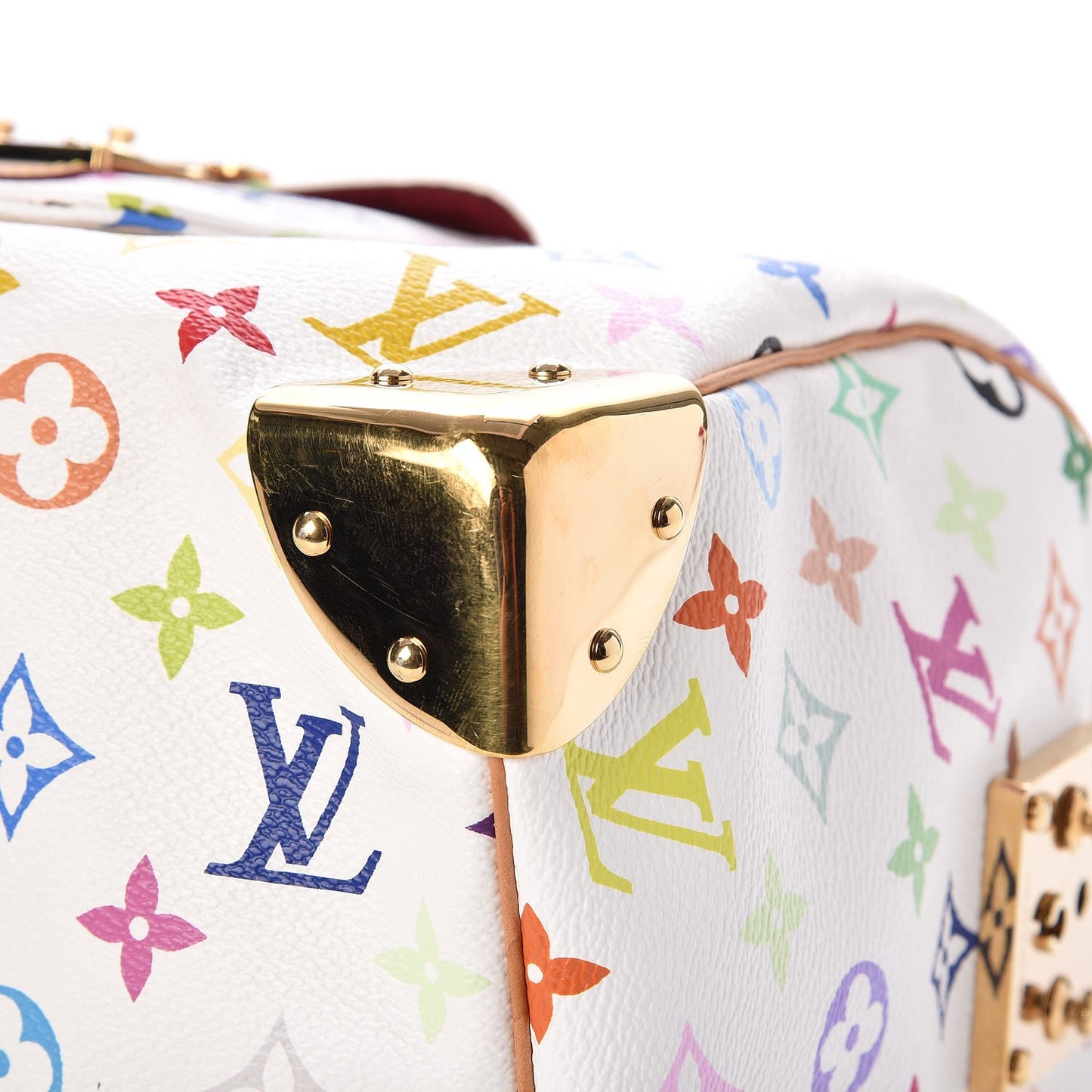 Monogram Multicolor Speedy 30 White
