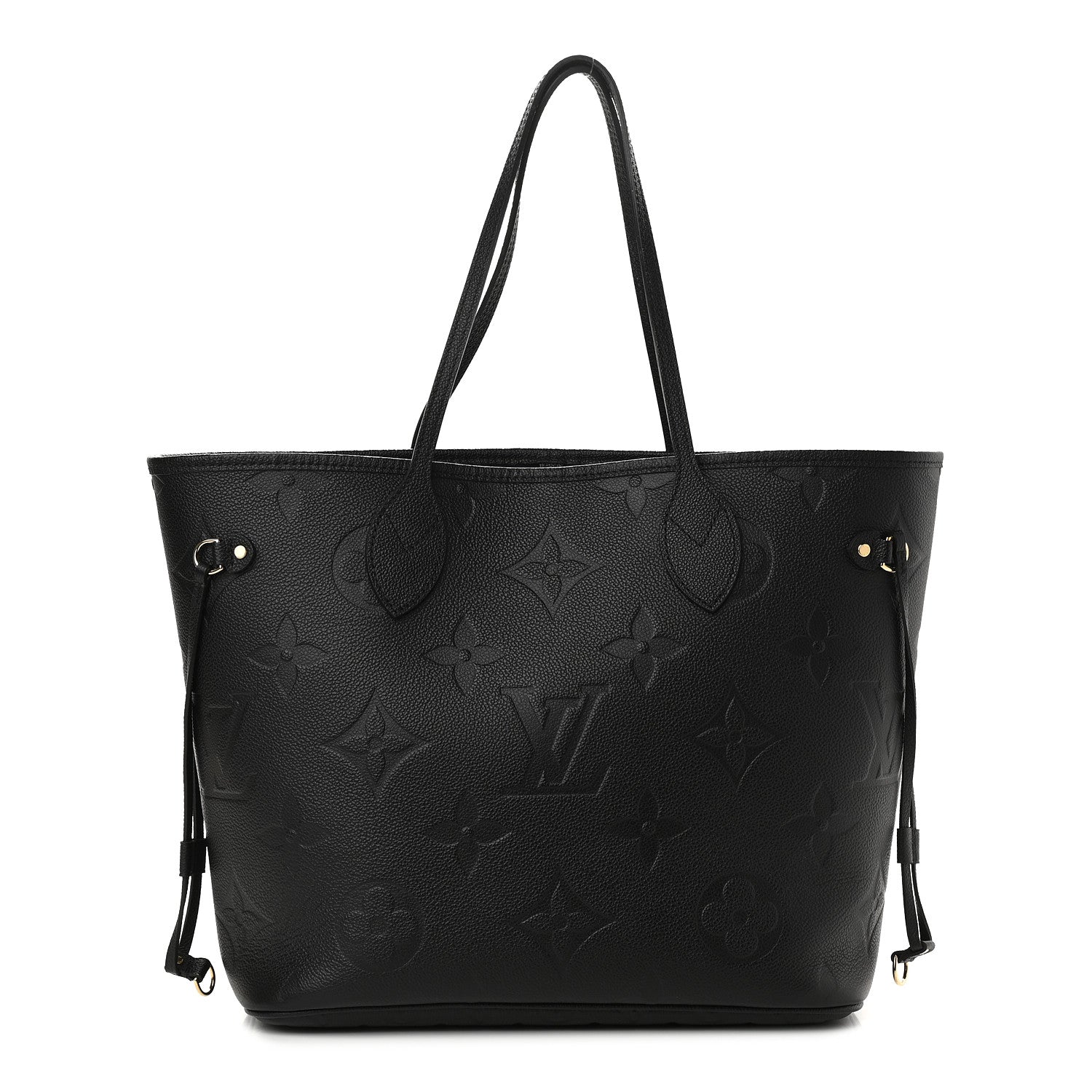 Louis Vuitton Empreinte Monogram Giant Neverfull MM Black 3 of 9