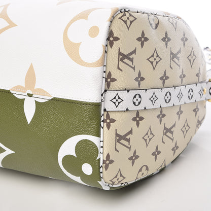 Louis Vuitton Monogram Giant Speedy Bandouliere 30 Kaki Beige 10 of 11
