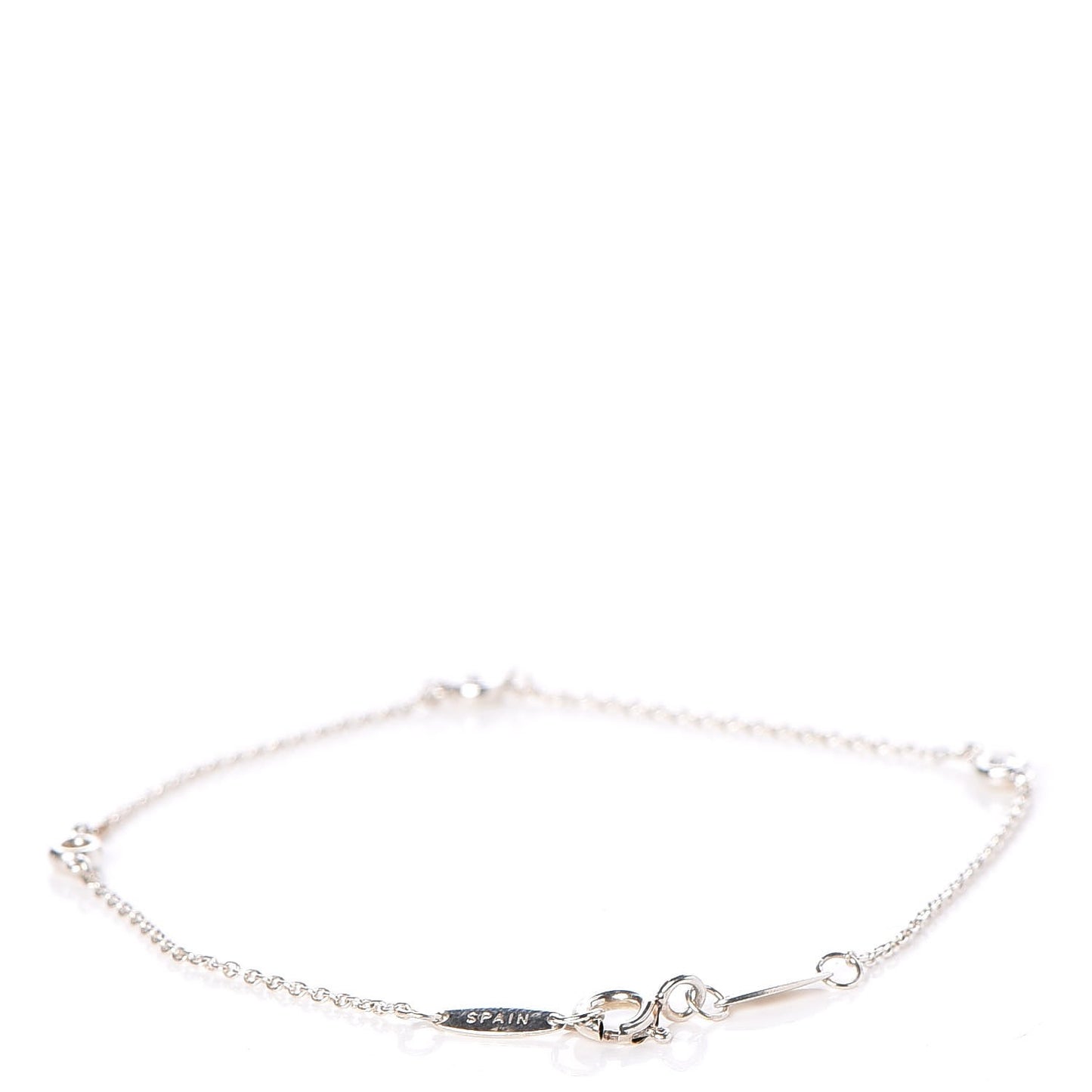 Sterling Silver Diamond .09ct Elsa Peretti Diamonds By The Yard Bracelet