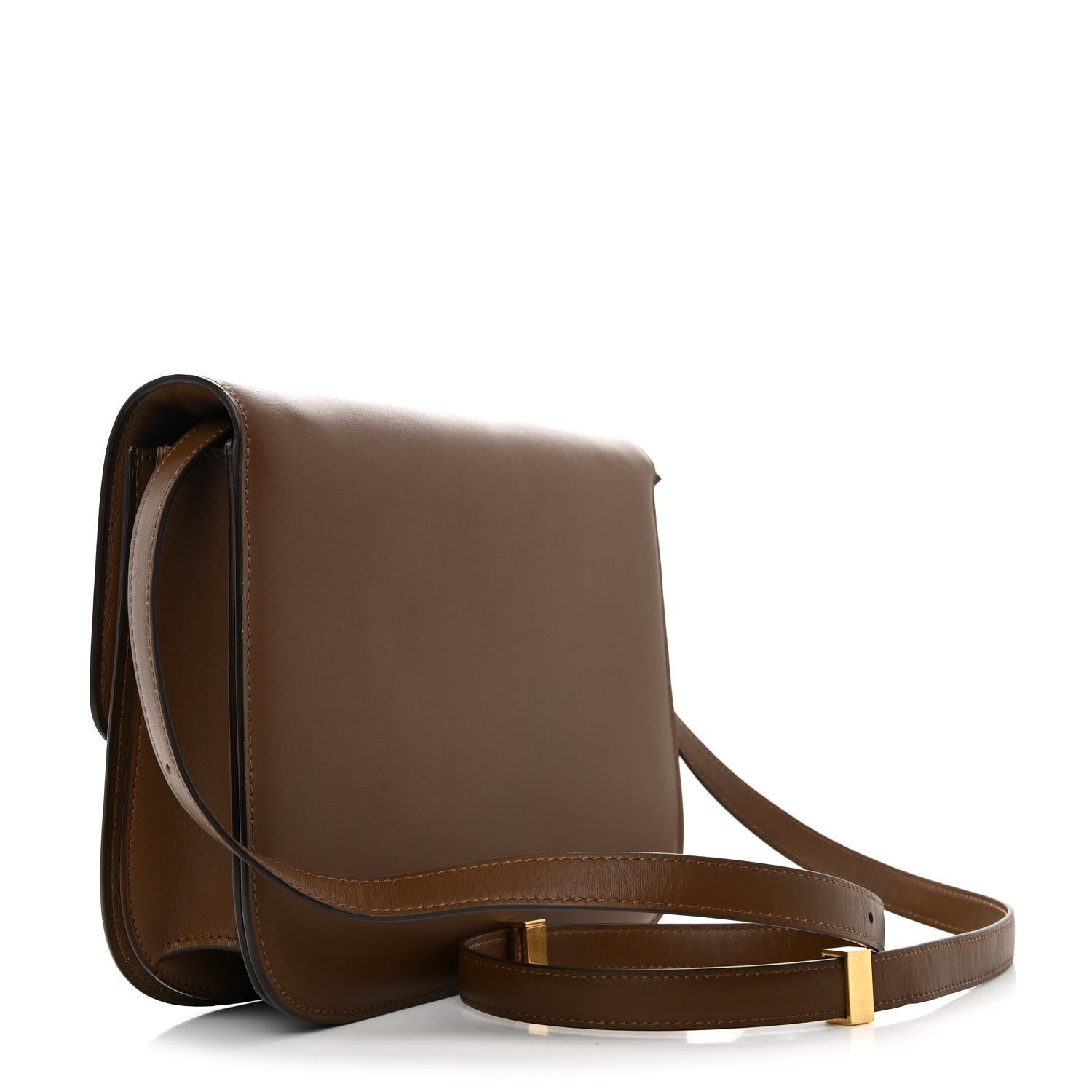 Celine Box Calfskin Medium Classic Box Flap Bag  Camel 3 of 13